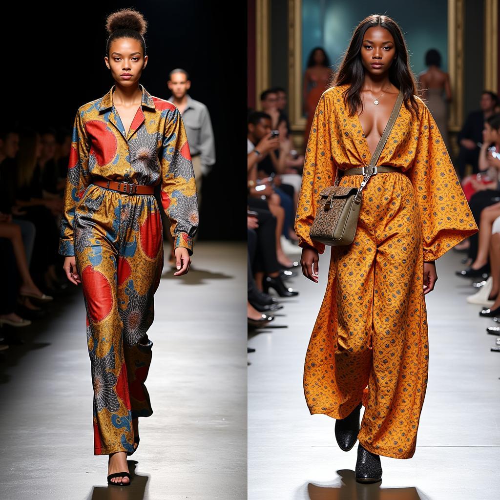 Modern Interpretations of African Inspired Clothing: Runway Show and Street Style