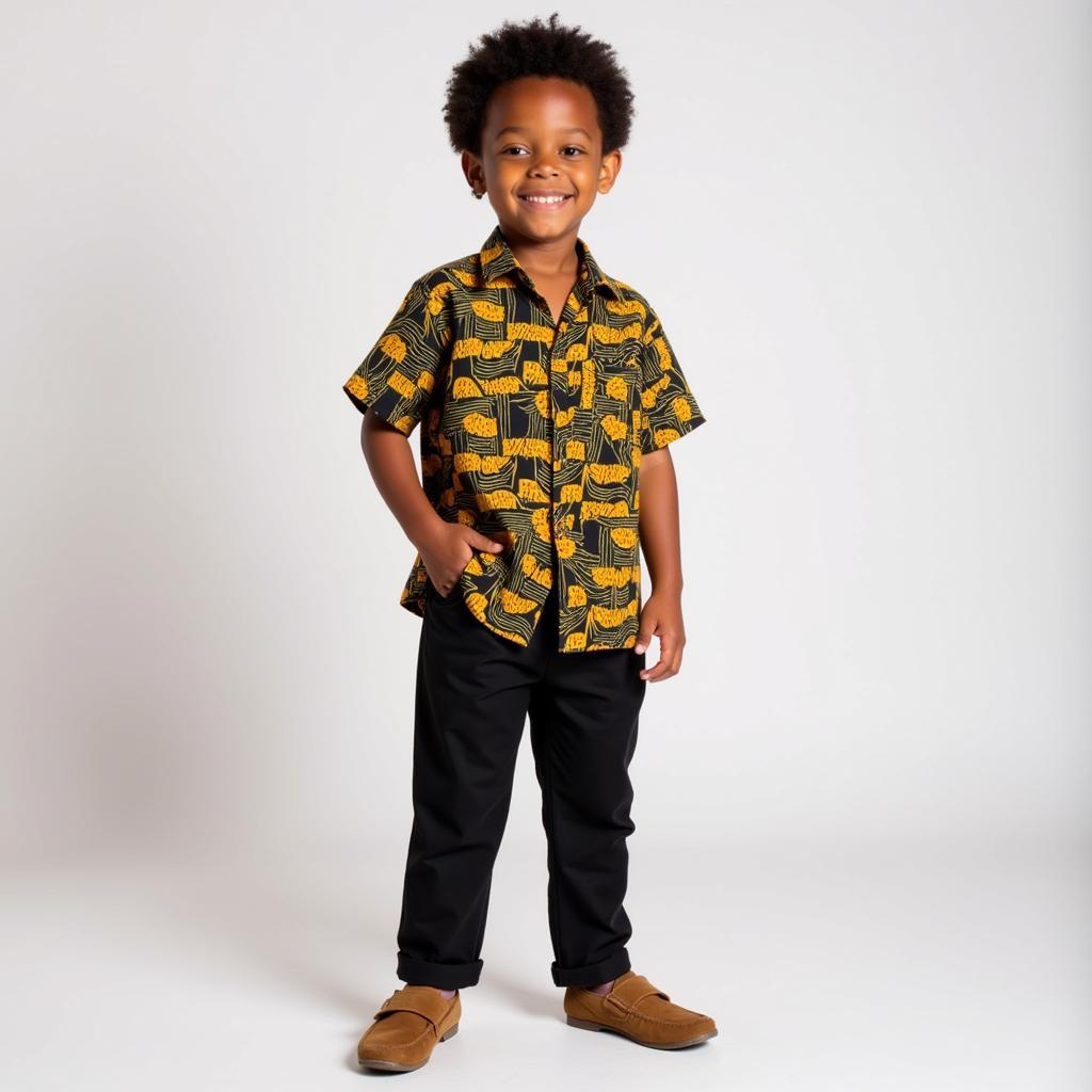 Modern African-Inspired Clothing for Boys