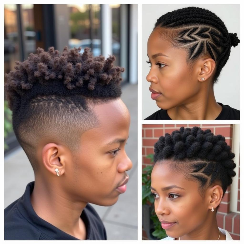 Modern African Men's Hairstyles: Fades, Braids, and Short Curly Styles