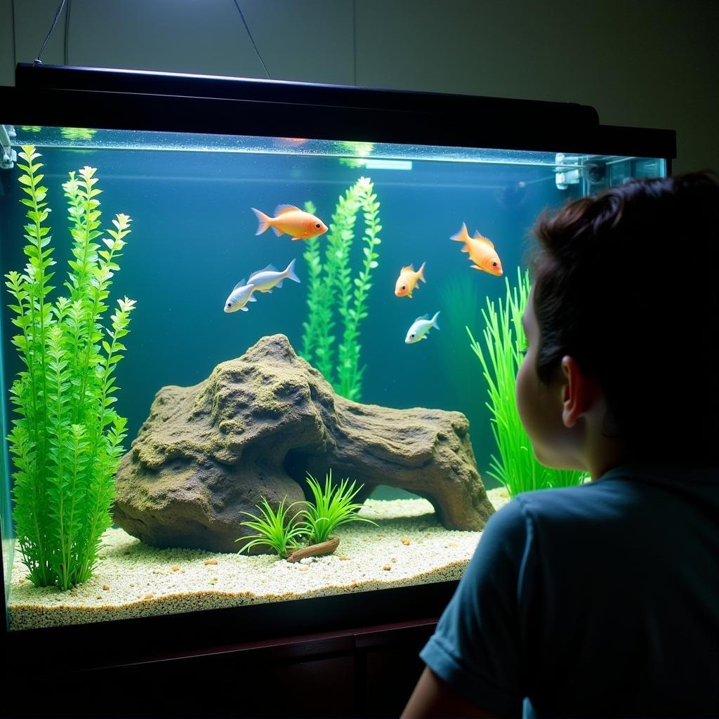 Monitoring an African Cichlid Tank