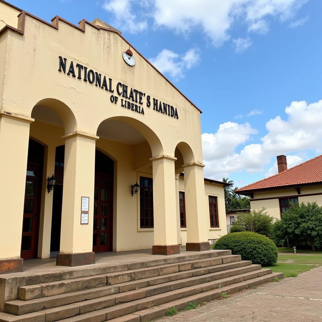 Monrovia, Liberia National Museum: The National Museum of Liberia in Monrovia, showcasing the country's rich history and cultural heritage.