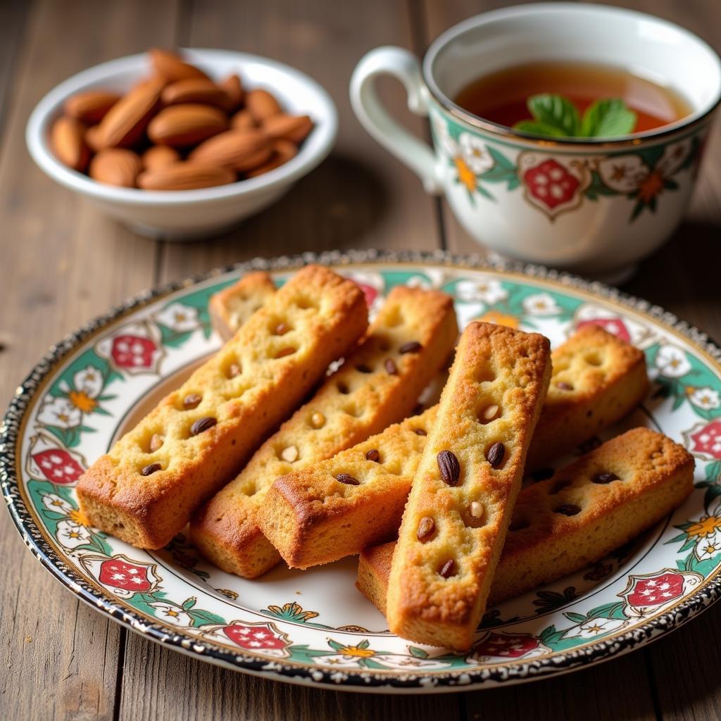 Twice-baked Moroccan Biscotti Fekkas