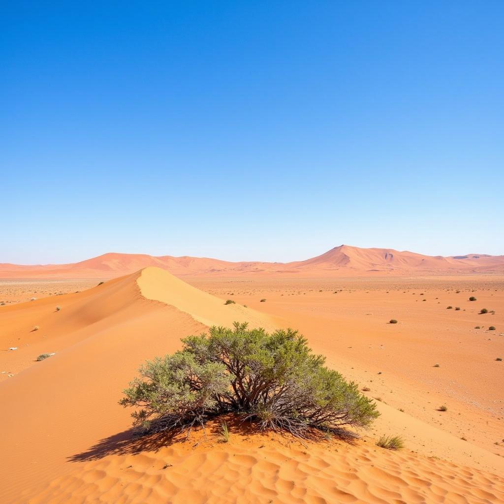 Arid landscape of Namibia near the Tropic of Capricorn