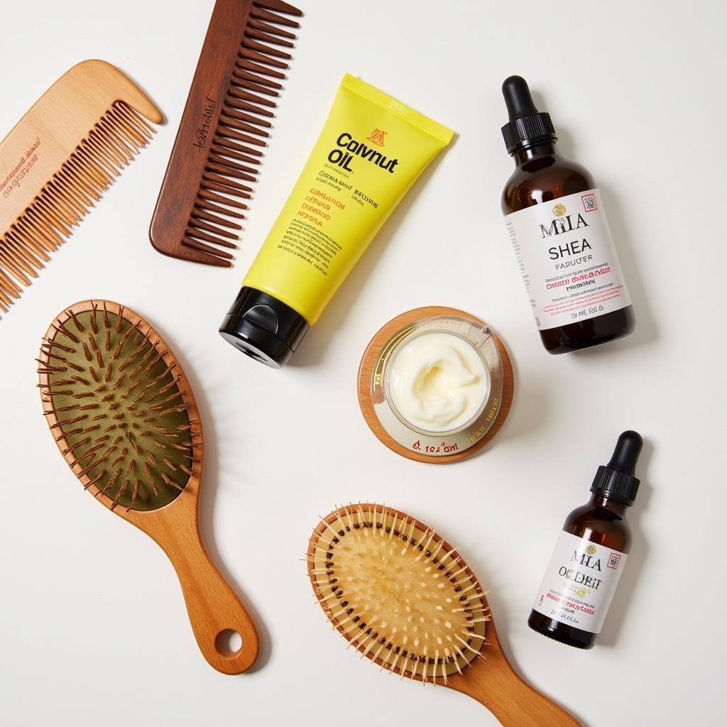 Natural African Hair Care Products and Tools