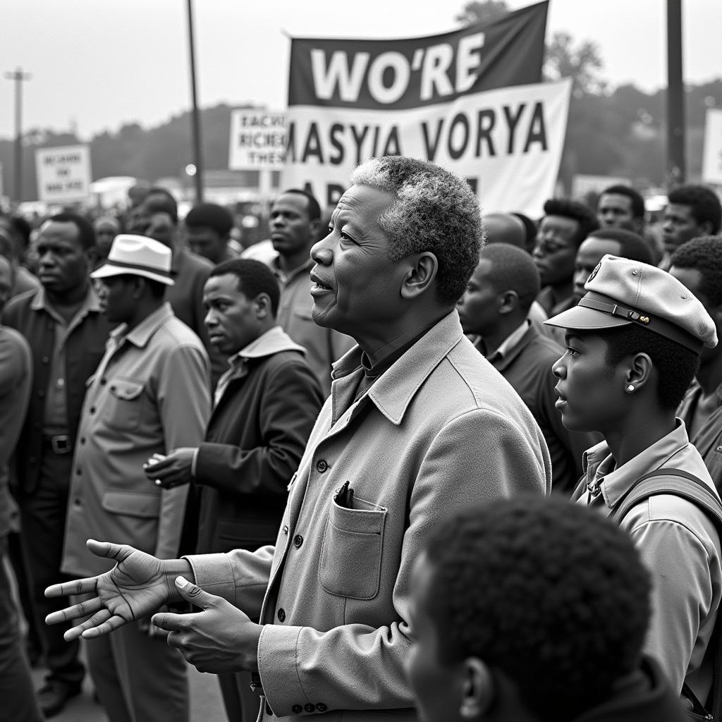 Nelson Mandela's Early Activism: Leading Protests and Campaigns