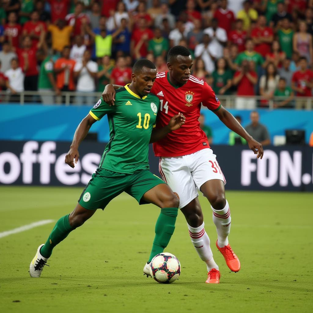 Nigeria vs. Morocco Football Match during African Qualifiers