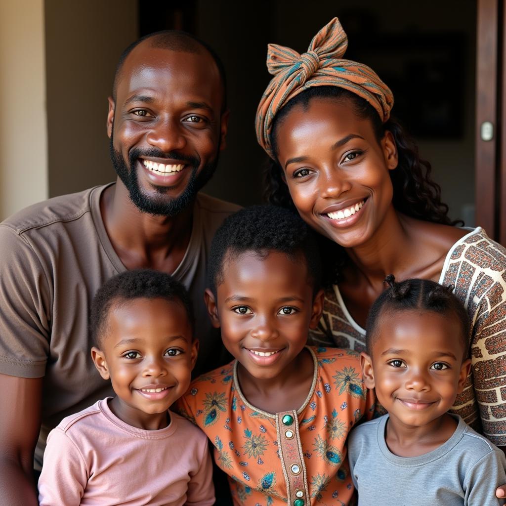 Nigerian Family Portrait