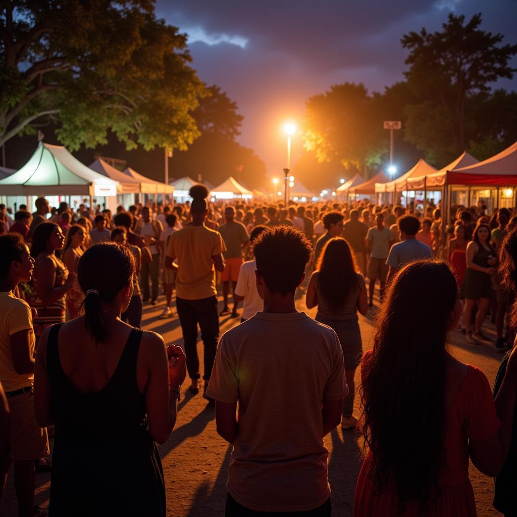 Nine Night Wake Celebration in the Caribbean