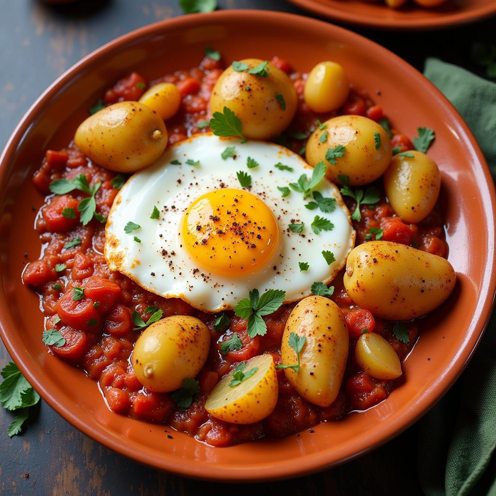 North African Egg and Potato Tagine