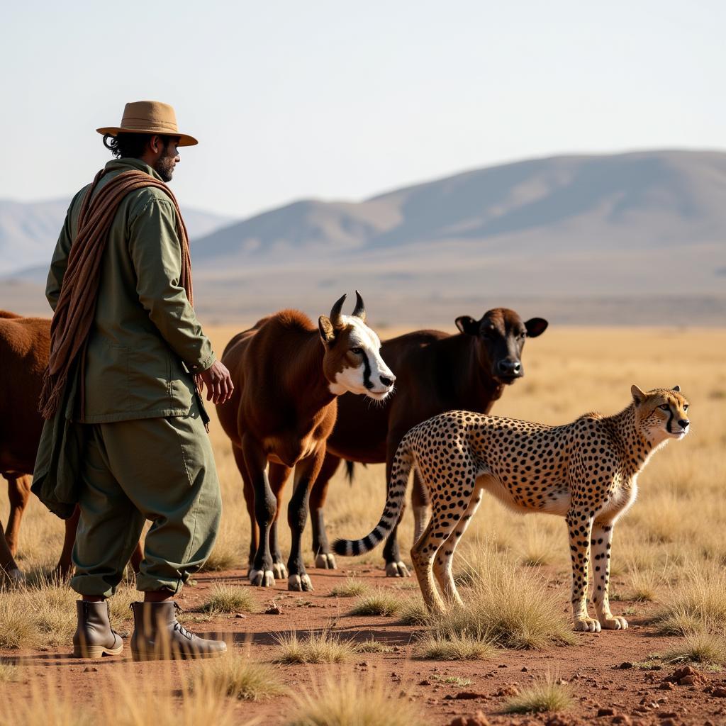 Northwest African Cheetah Human-Wildlife Conflict