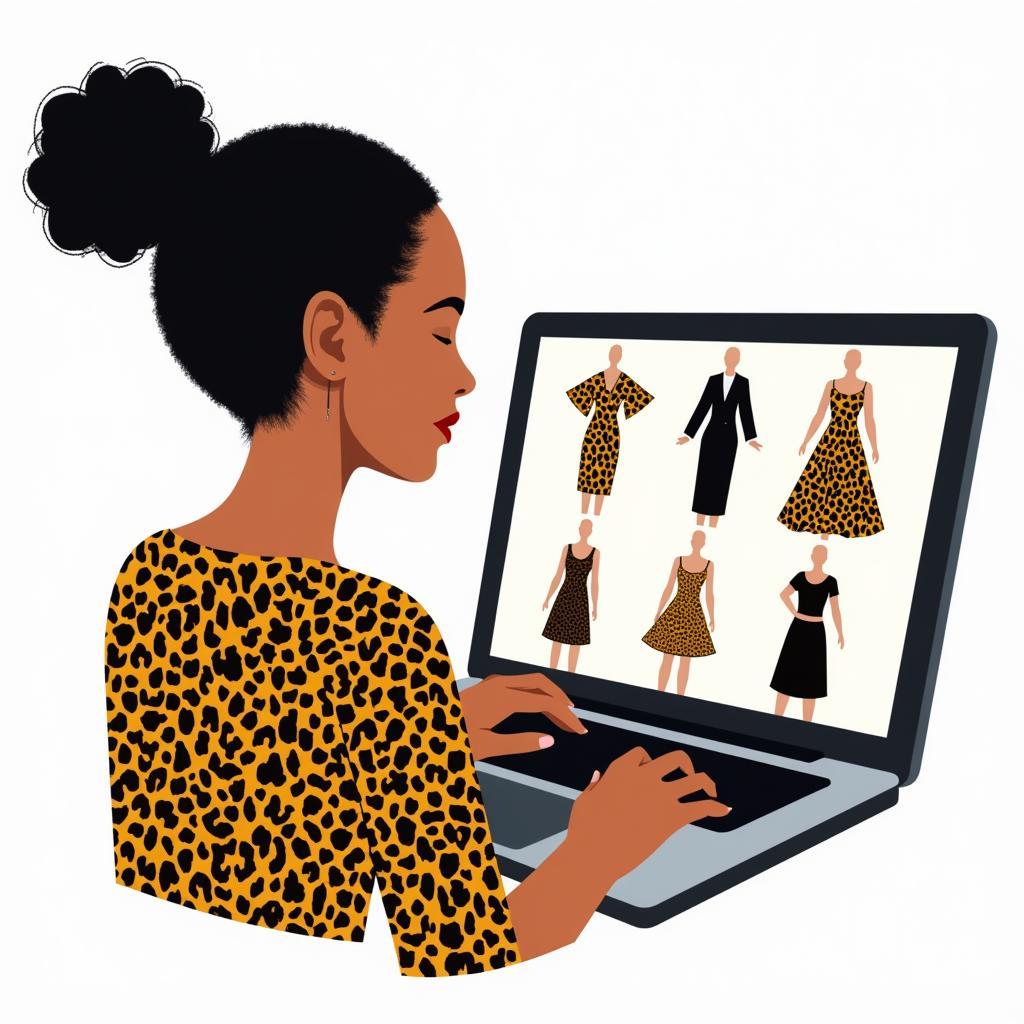 Online African Dress Shopping Experience