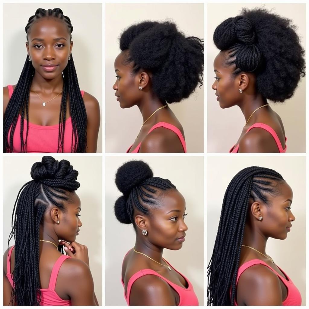 Popular African braids designs for women.