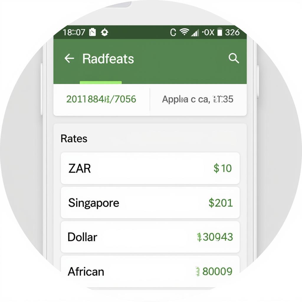 Real-Time Currency Converter App on a Smartphone