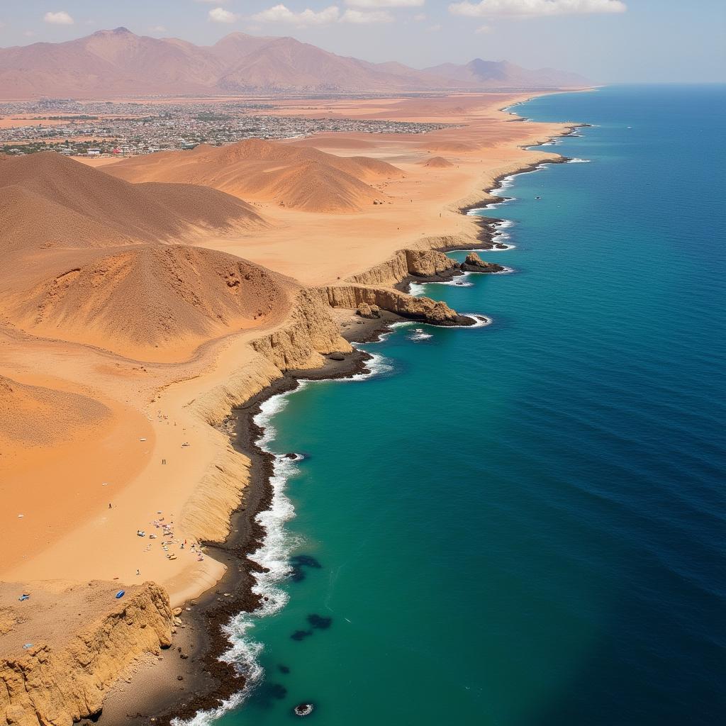 Diverse Coastlines of the Red Sea's African Nations