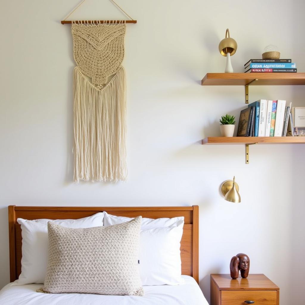 Relaxing African American Bedroom with Meaningful Decor