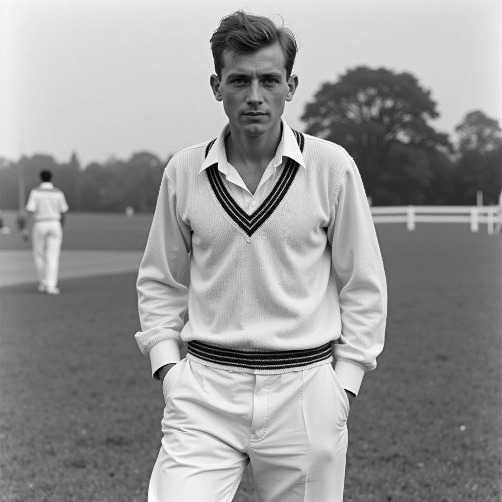 Robin Adams in his early cricketing days