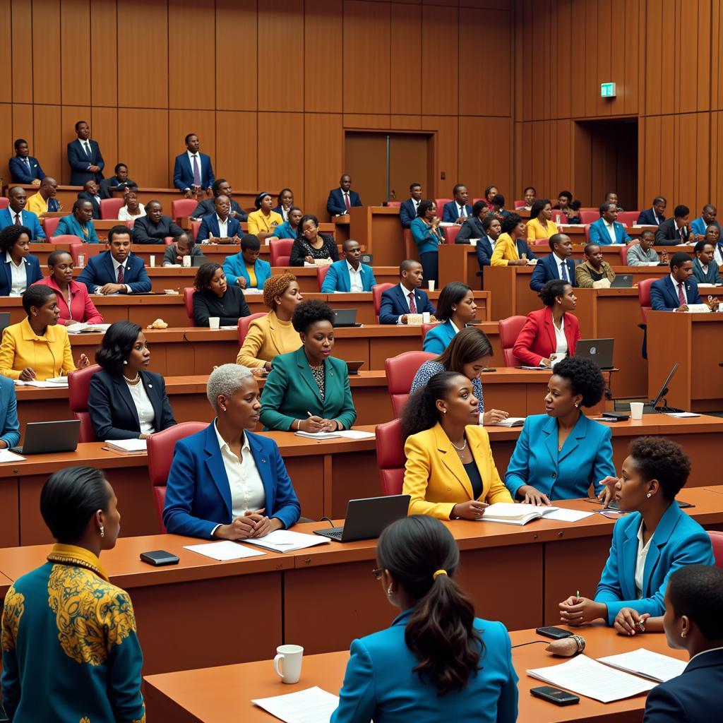 Rwandan Women Parliamentarians in 2017