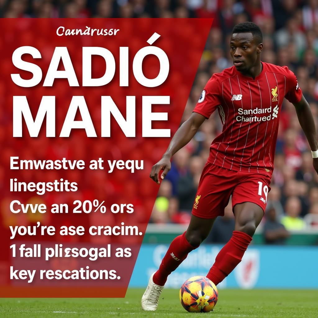 Sadio Mané in Action During 2020