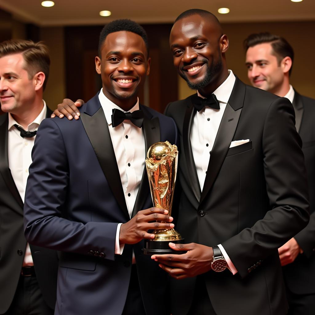 Sadio Mané receives the African Footballer of the Year Award