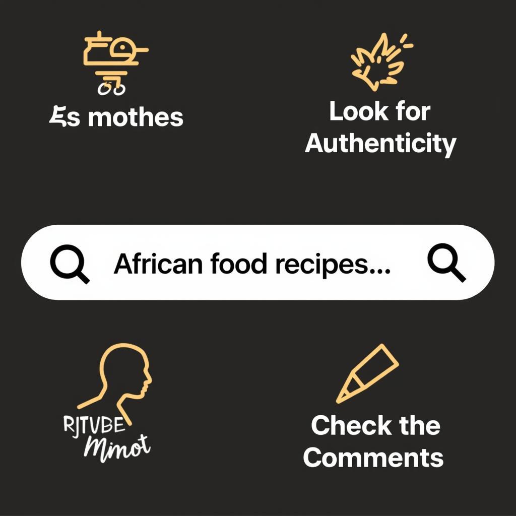 Tips for Searching African Food Recipes on YouTube