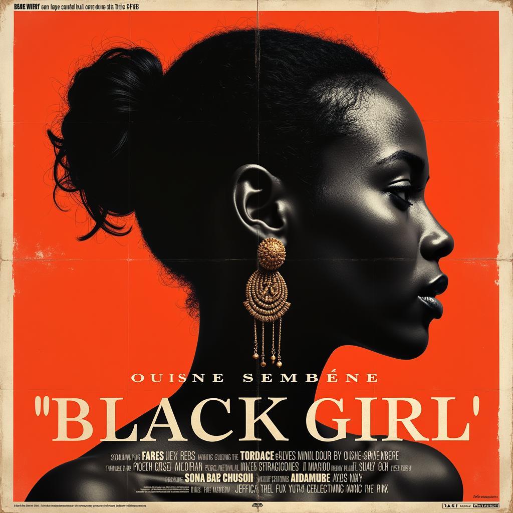 Senegalese Film Black Girl Movie Poster