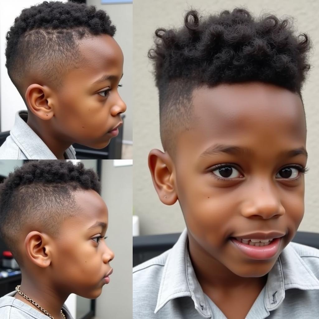 Short Buzz, Crew, and Fade Hairstyles for Boys