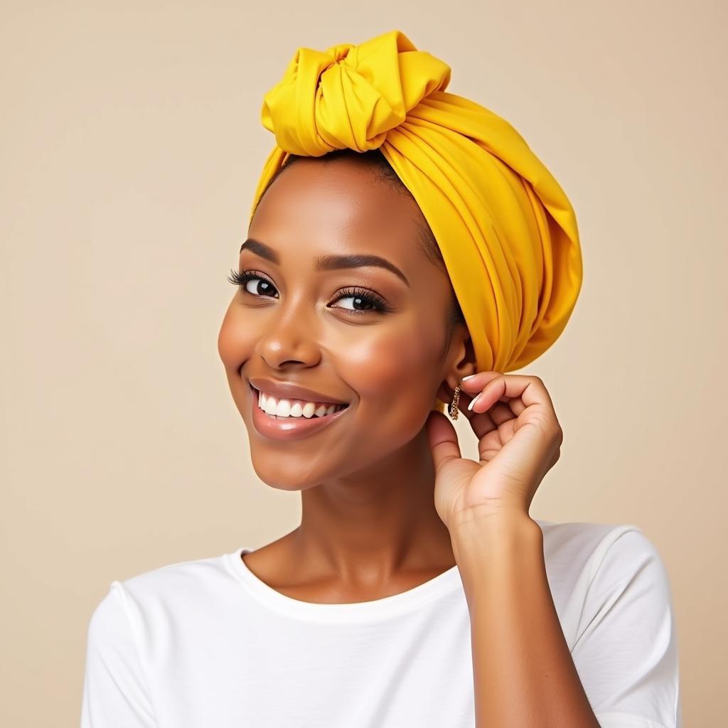 Simple and Elegant Head Wrap Styles