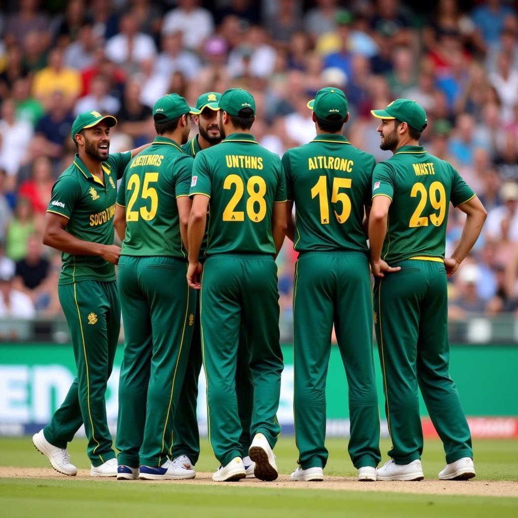 South African Cricket Team at the World Cup