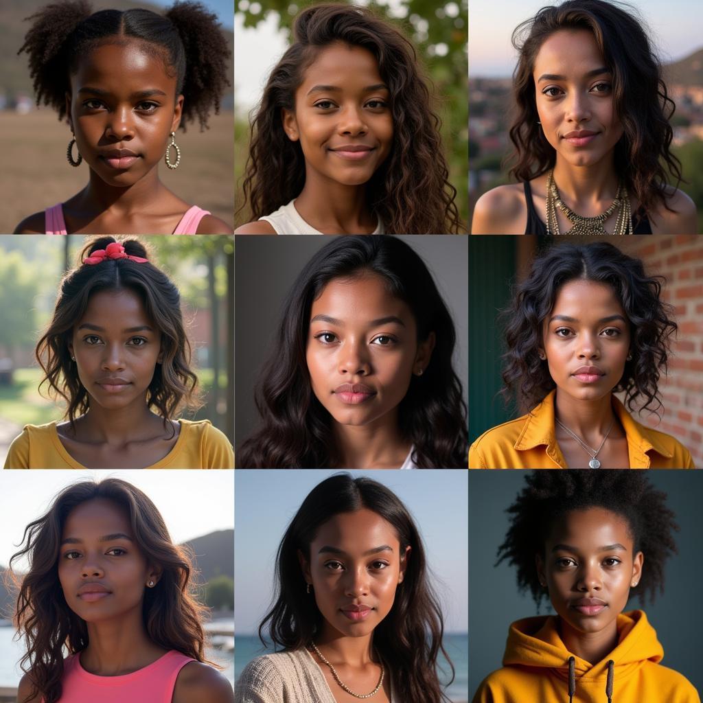 South African Black Girls in Media