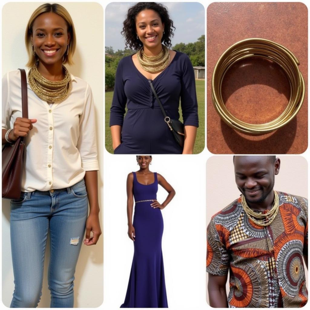 Styling African Brass Bangles