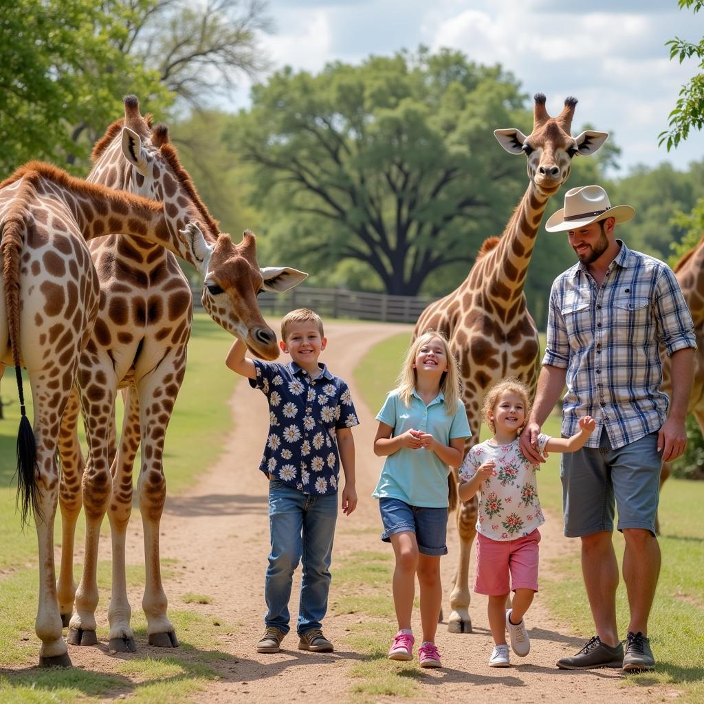 Texas African Game Farm Family Day Trip