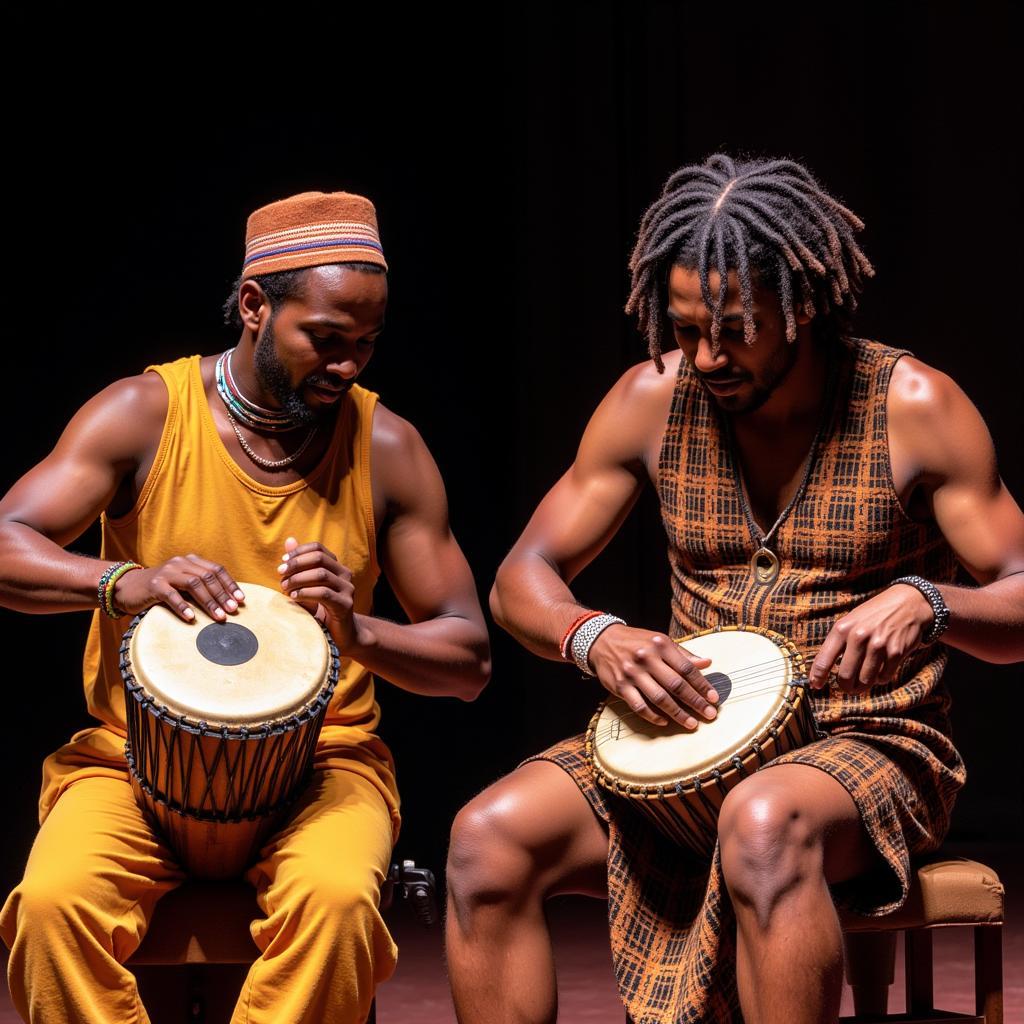 Djembe and Kora Players