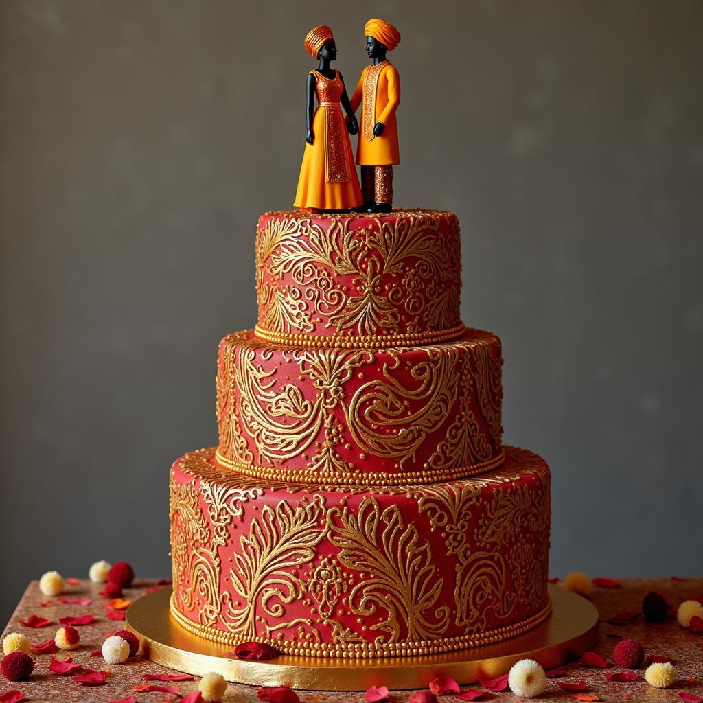 Traditional African Wedding Cake Designs