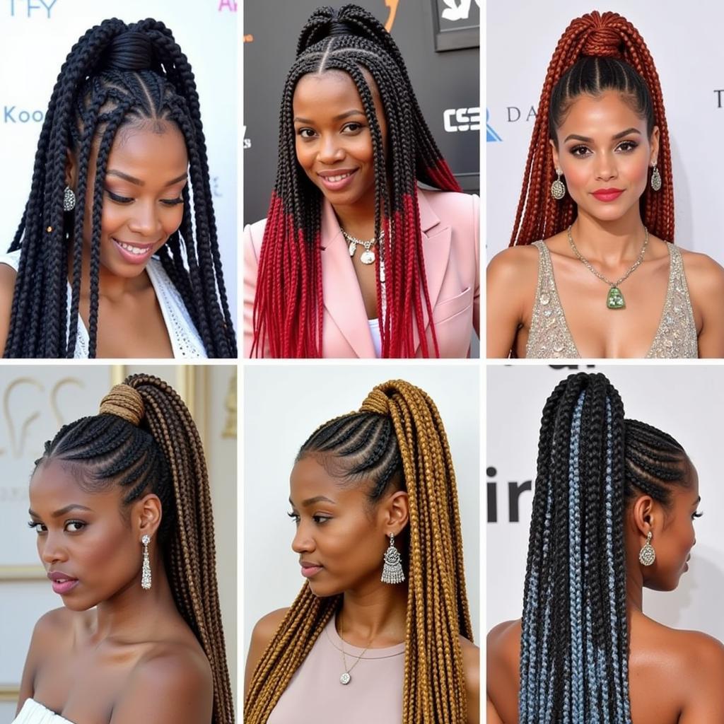 Trending African Cornrows Styles