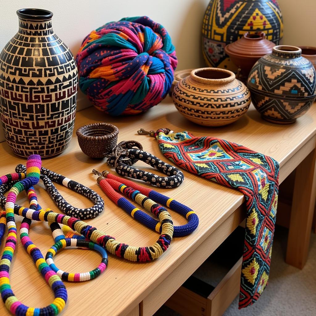 African Accessories Display