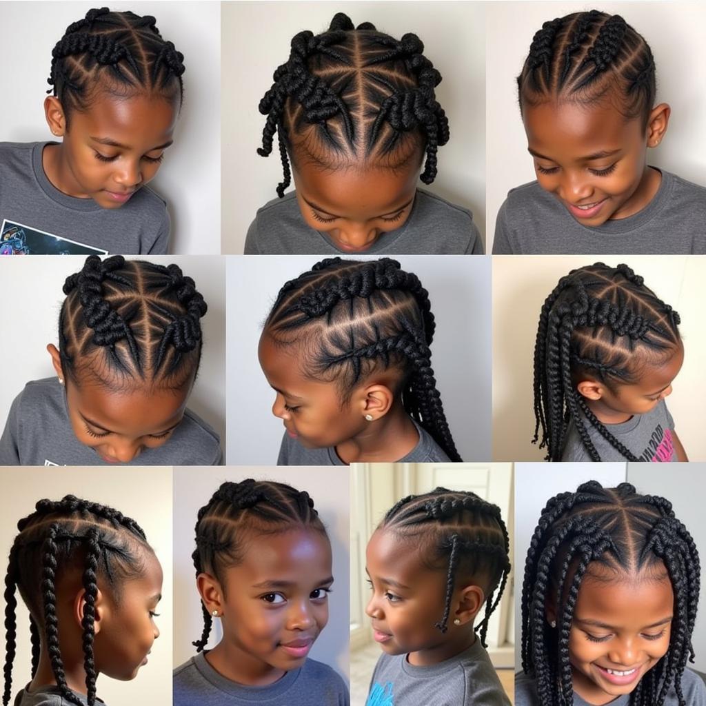 Various Braided Hairstyles for African American Boys