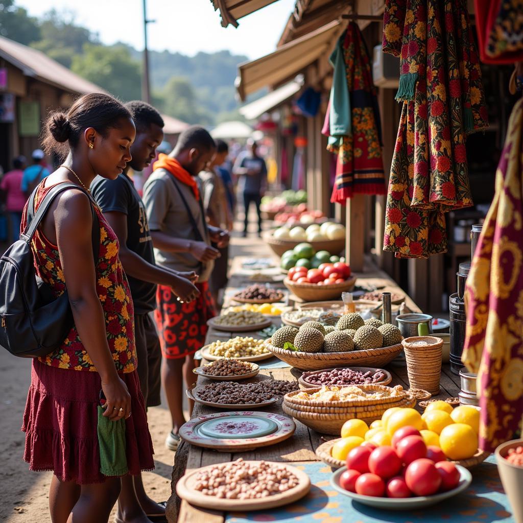 Local Market near Victoria Falls