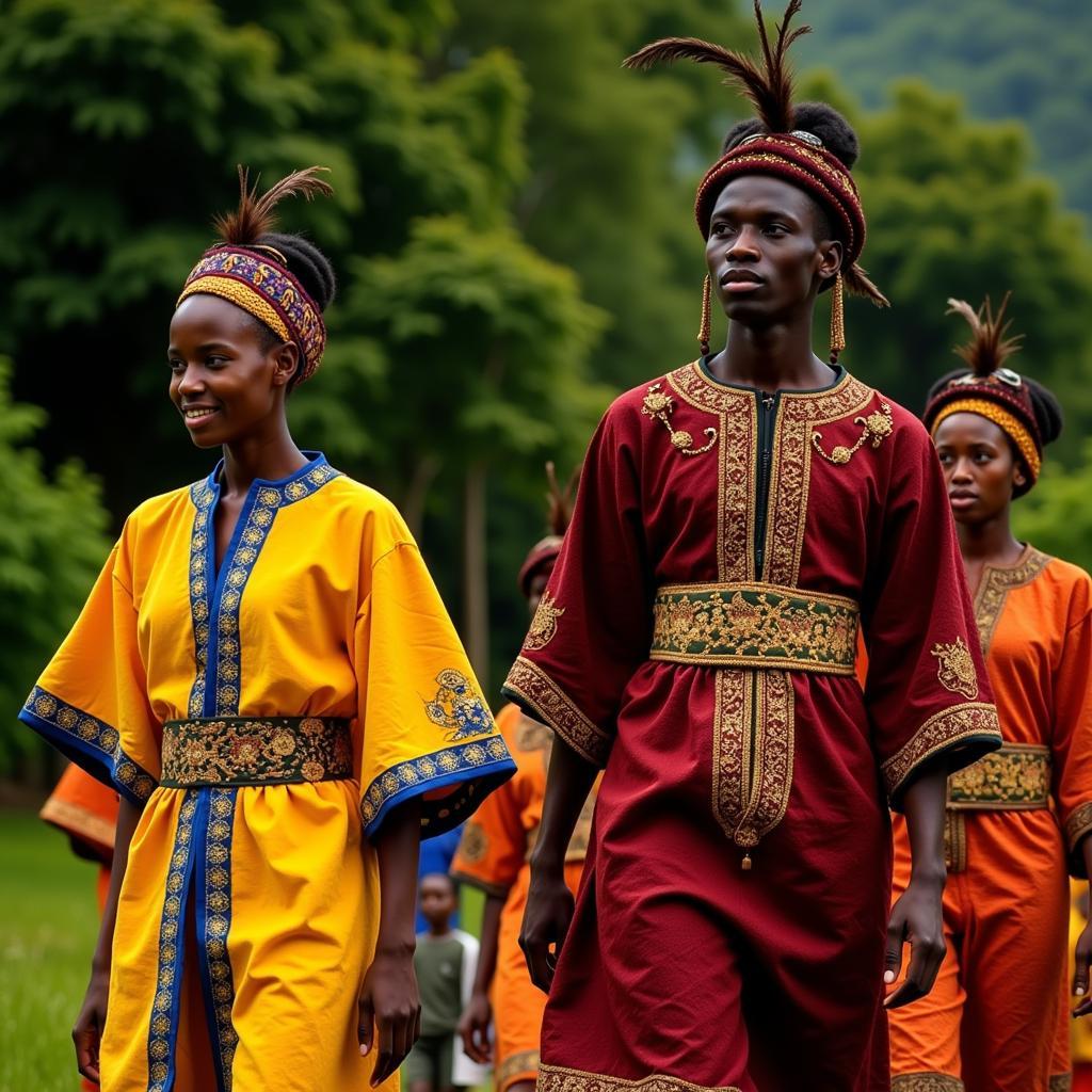 West African Dance Costumes: Vibrant Colors and Intricate Patterns