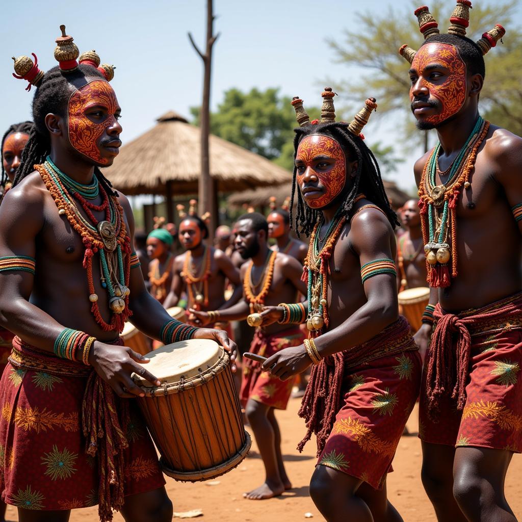 West African Mask Ceremony