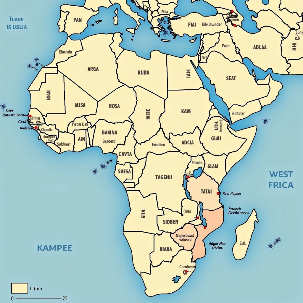 Major West African Slave Trade Ports