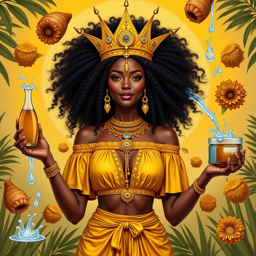 Representation of Yoruba Orisha Oshun