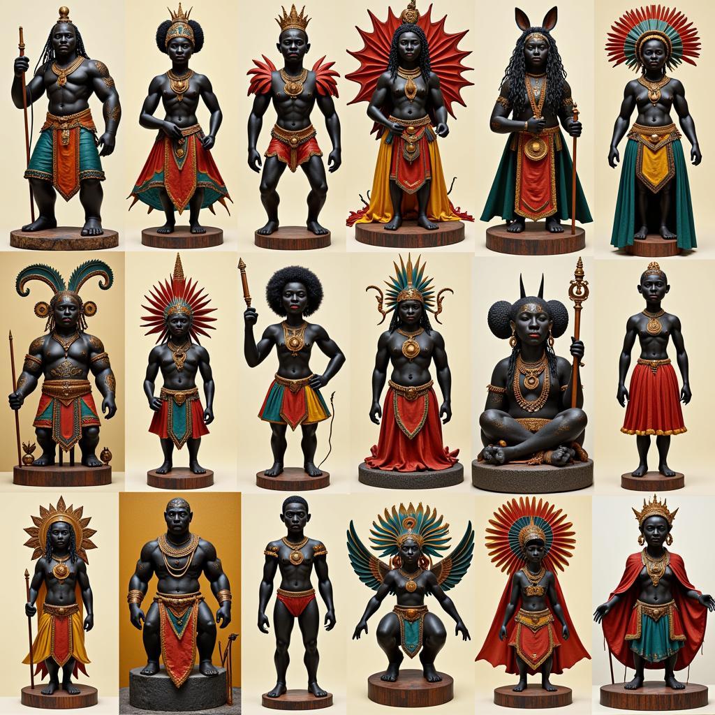 Depictions of Yoruba Orishas