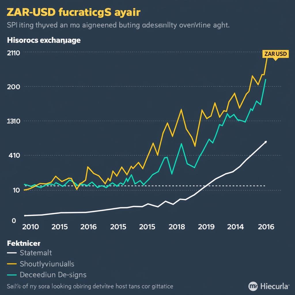 ZAR/USD Exchange Rate Graph Over Time