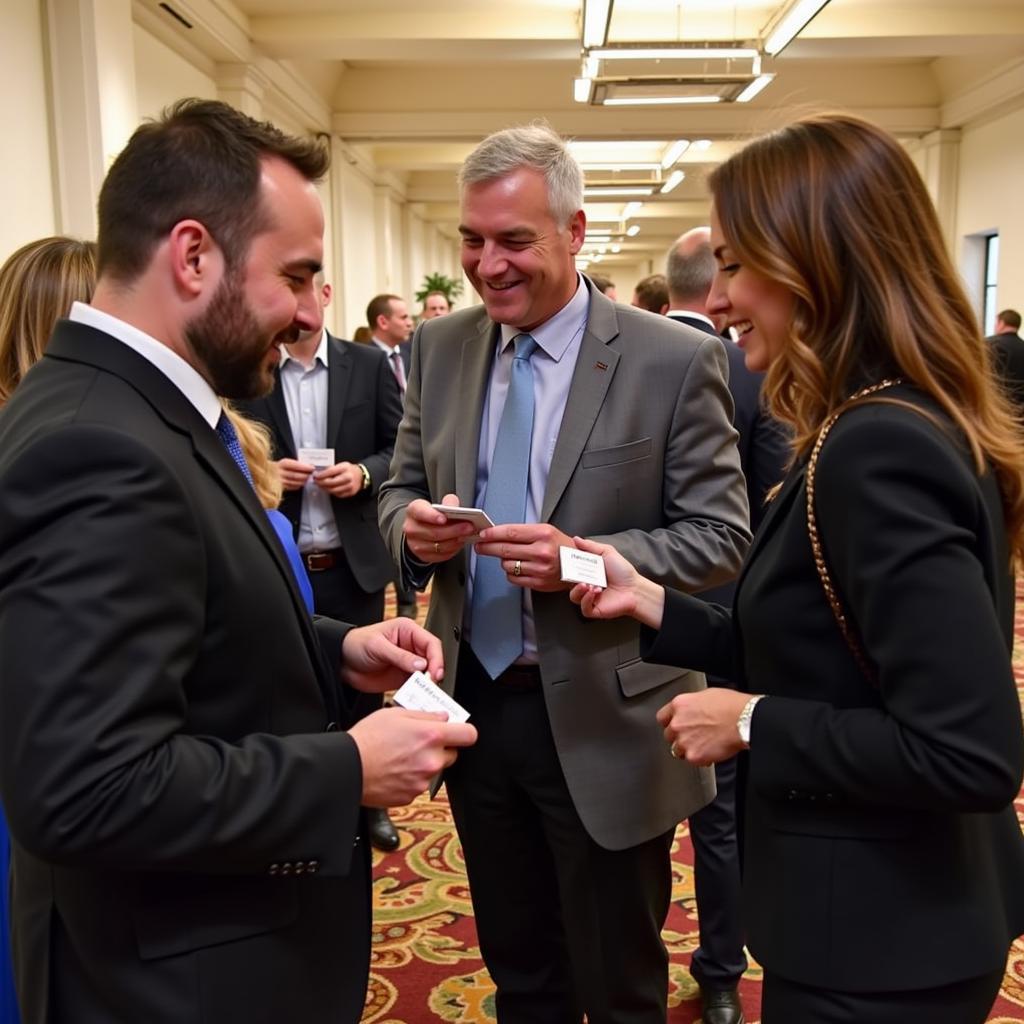 African American Entrepreneurs Networking at an AAEA Event