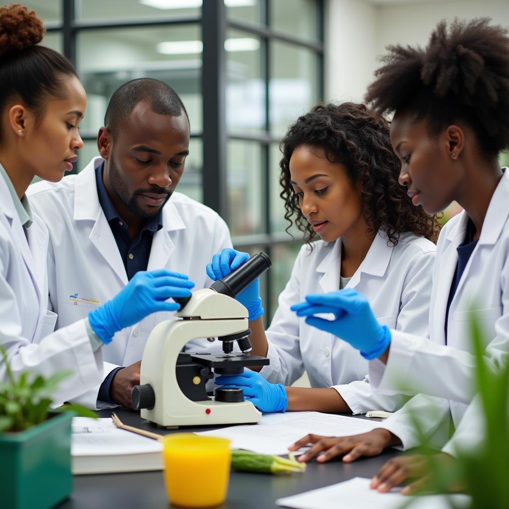 African Agricultural Science Researchers Collaborating