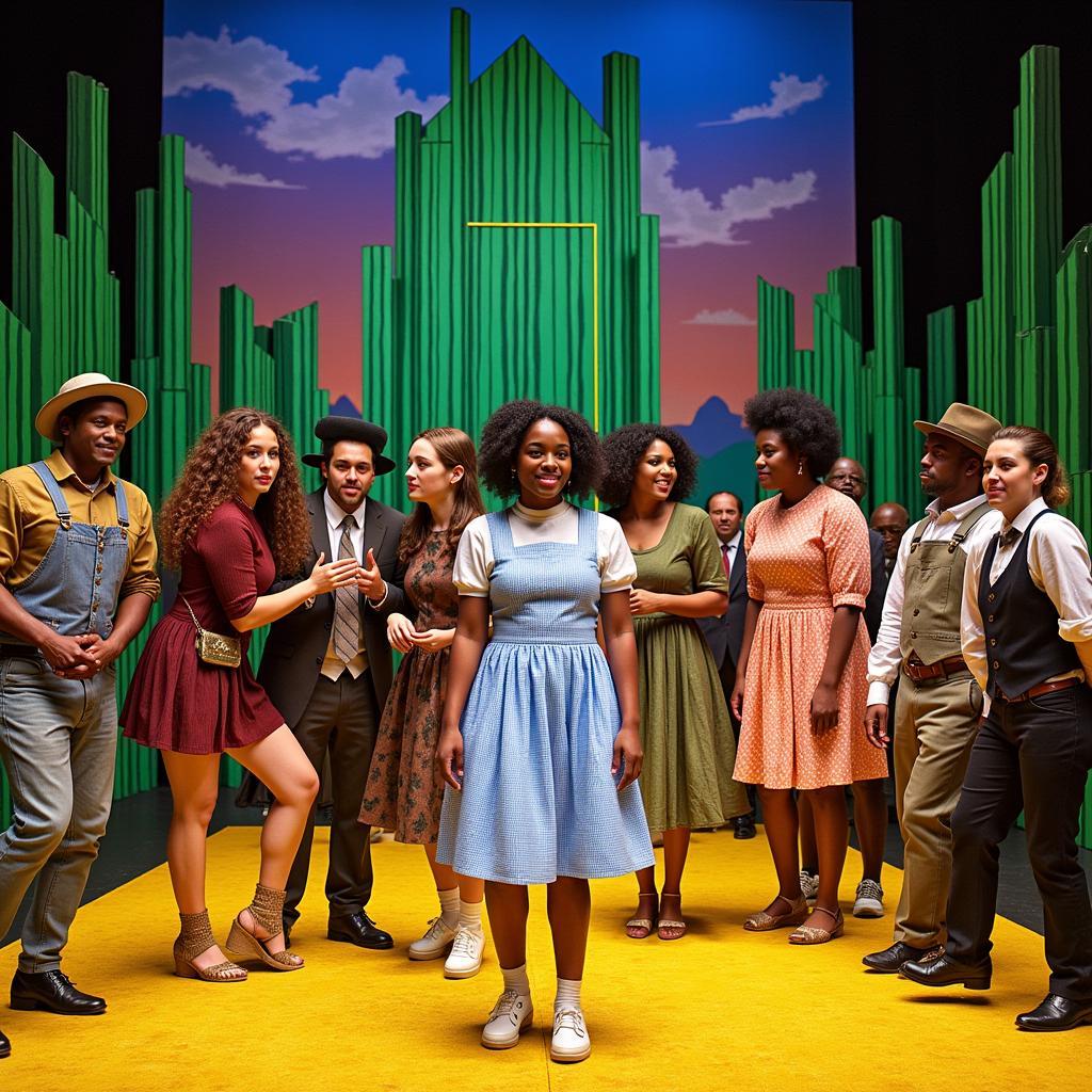 African American Actors in Wizard of Oz Stage Productions