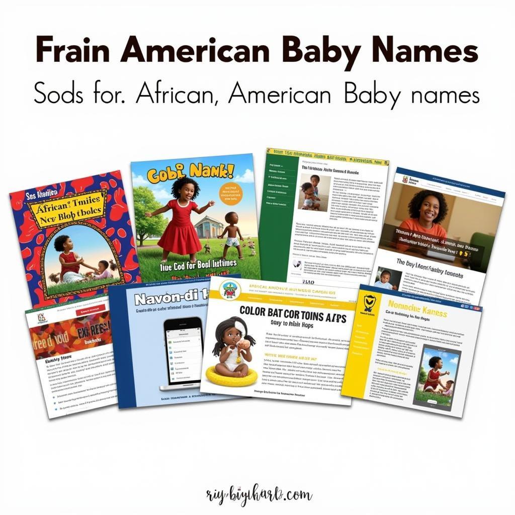 African American Baby Name Books and Online Resources