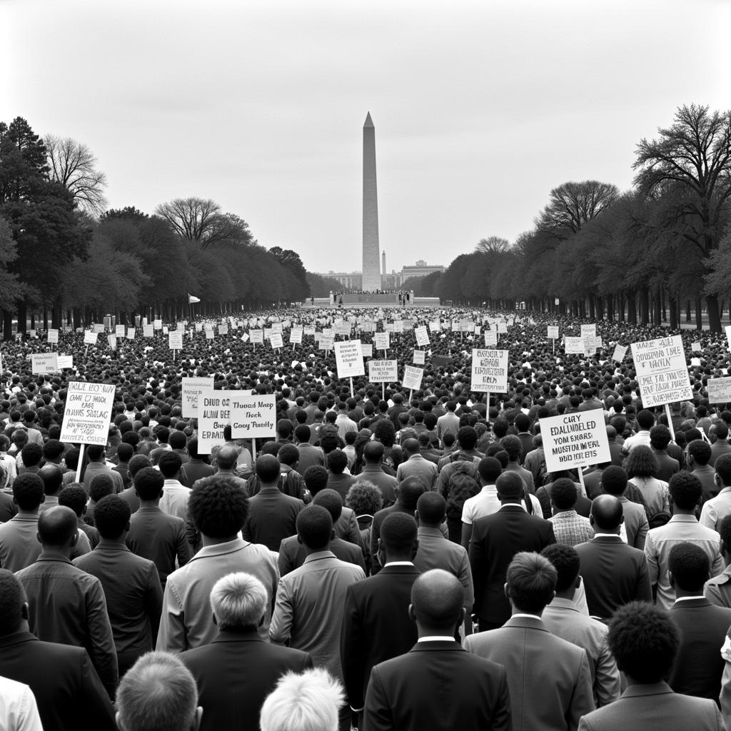 African American Civil Rights Movement March on Washington