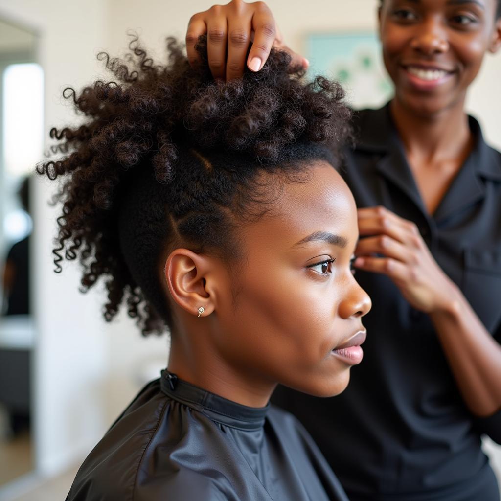 Natural Hair Styling in Las Vegas