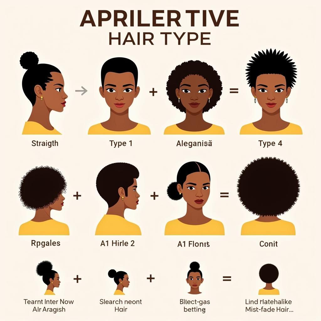 Chart of Different African American Hair Types